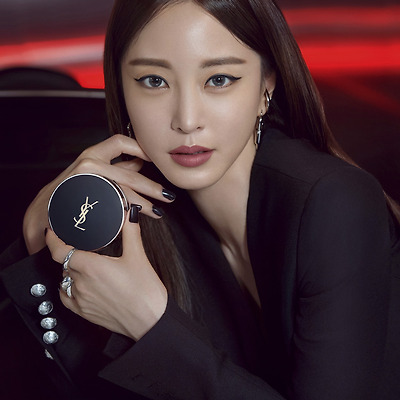 한예슬 입생로랑 뷰티 [올아워 쿠션 파운데이션] 초고화질 화보 4장