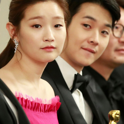 박소담 제92회 아카데미 시상식 영화  기생충  기자회견 고화질 사진 6장