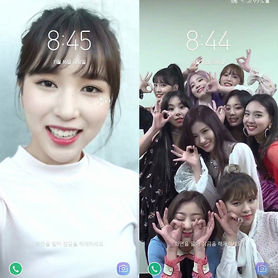 트와이스 릴레이 댄스 & 미나 동영상 라이브 배경화면 공유