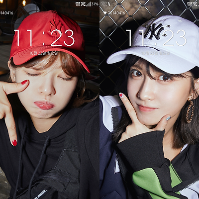 트와이스 모모 정연 MLB 폰 배경화면 & 잠금화면