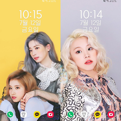 트와이스 사나 다현 채영 얼루어 비하인드 폰 배경화면 & 잠금화면 39장 (갤럭시 노트8, 노트9, S8, S9)