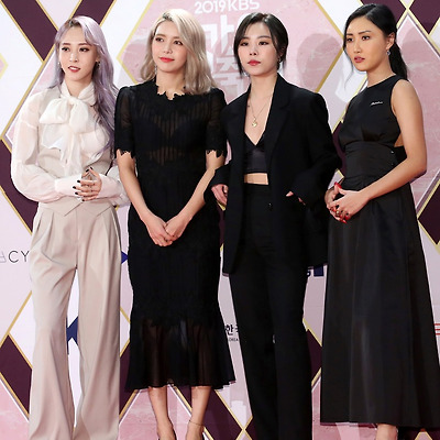 마마무(MAMAMOO)  2019 KBS 가요대축제  레드카펫 행사 고화질 사진 4장
