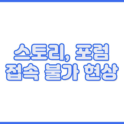 티스토리 스토리, 포럼 접속 불가현상