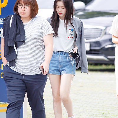 170823 레드벨벳 SBS라디오 출근 직찍 (아이린, 슬기)