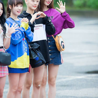 170825 뮤직뱅크 출근길 위키미키 도연 유정