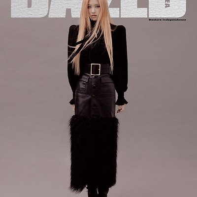홀리는 분위기의 블랙핑크 로제, DAZED 10월호