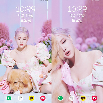 블랙핑크 로제 아이스크림(Ice Cream) 비하인드 폰 배경화면 & 잠금화면 30장 (갤럭시 노트8, 노트9, S8, S9)