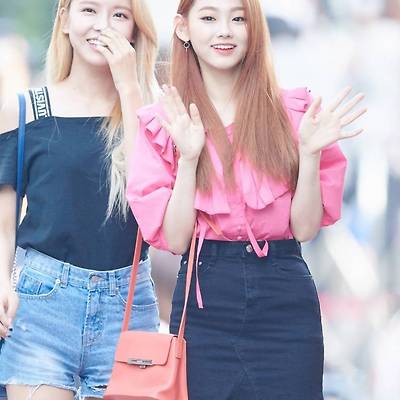 180720 뮤직뱅크 출근길 세정 미나 나영(세미나) 직찍