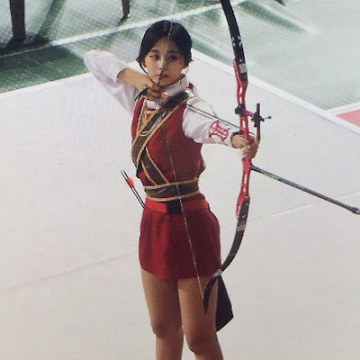 아육대 트와이스 급식단 양궁 직찍(쯔위, 채영, 다현)