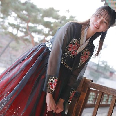 한복모델 고화질 사진 15장