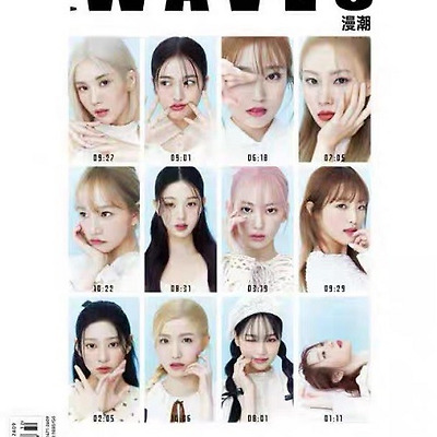 [IZONE WAVES 만차오] 웨이브스 2020년 11월호 아이즈원 특집 화보(폴라로이드+포스터 멤버별 증정)