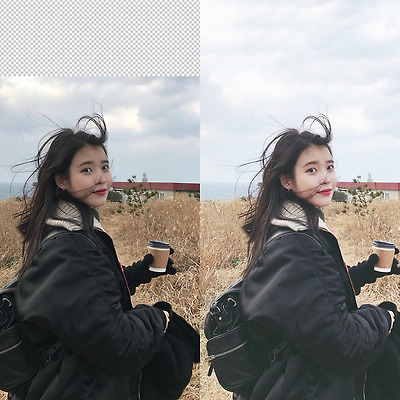 온라인 포토샵 사이트에서 배경화면 만들기