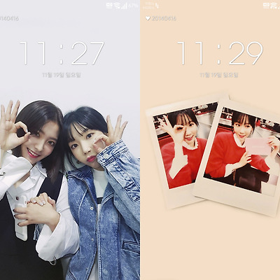 태연 & 레드벨벳 예리 폰 배경화면 & 잠금화면