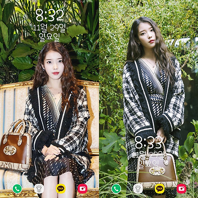 아이유(IU) 구찌 + 제이에스티나 폰 배경화면 & 잠금화면 61장 (갤럭시 노트8, 노트9, S8, S9)