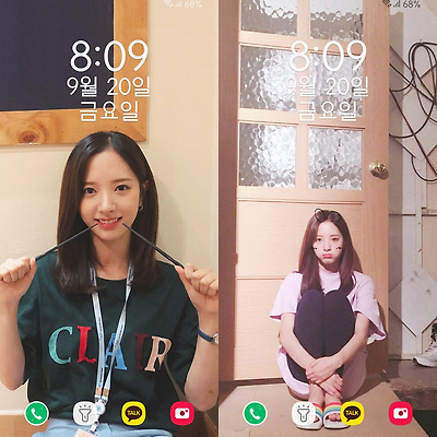 우주소녀 보나 인스타 폰 배경화면 & 잠금화면 45장 (갤럭시 노트8, 노트9, S8, S9)