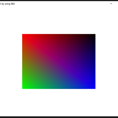 [OpenGL] 오픈지엘 EBO를 이용한 사각형 그리기