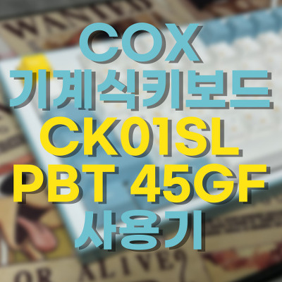 COX 저소음 기계식키보드 CK01SL 사용기