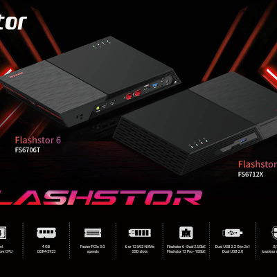 SSD로 채운 초고속 NAS! ASUSTOR, 플래시스토어 6/12 프로(Flashstor 6/12 Pro) 출시