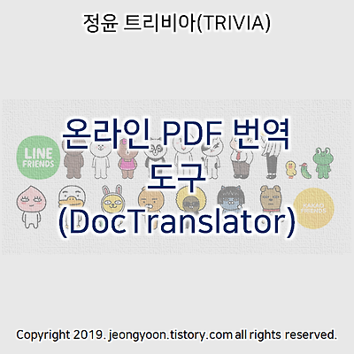 온라인 PDF 번역 도구(DocTranslator)