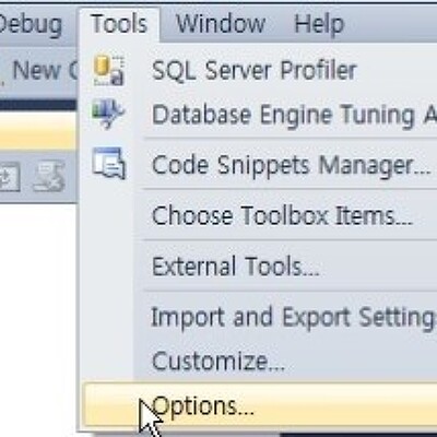 SSMS(Sql Server Management Studio) 단축키 설정하기