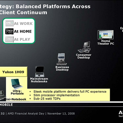 AMD, 차세대 울트라포터블/미니노트북 플랫폼 발표 (고침2)