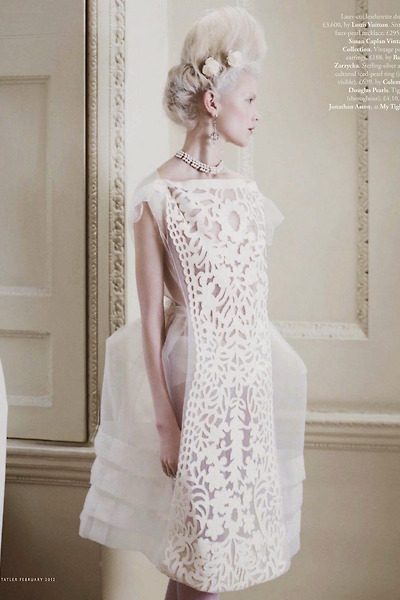 Tatler UK February 2012 - I'm Having A Marie Antoinette Moment