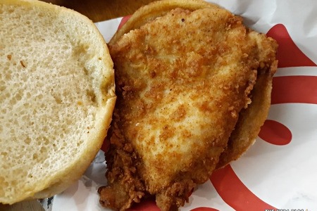 Chick-fil-A Chicken Sandwich & Waffle Potato Fries 칙필에이 치킨 샌드위치 & 와플 포테이토 프라이즈