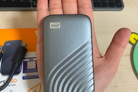 WD - My Passport SSD  1TB 외장하드 언박싱 및 사용후기!!