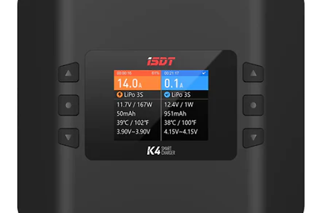 ISDT K4 스마트 듀얼 충전기 매뉴얼