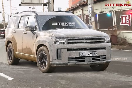 "벤츠처럼 램프에 로고가?" 현대차, '싼타페 풀체인지(MX5)' 이렇게 나온다. 선명한 'H' 주간주행등