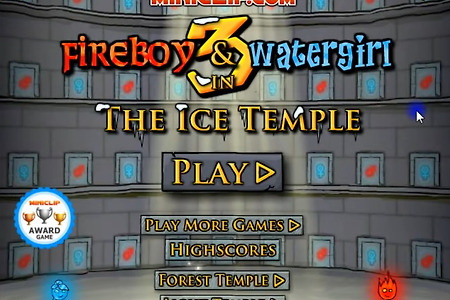 불과물 2인용 게임하기 3 아이스템플 (The Ice Temple)