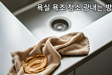 [욕실 욕조 청소 광내는 방법] 크롬 도금된 욕조를 반짝이게 하는 방법