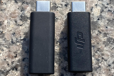 오즈모 포켓(OSMO Pocket) 3.5mm 오디오 어댑터 정품과 Copy 제품 사용 비교