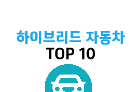2024년 하이브리드 자동차 순위 TOP10 (1월~4월)