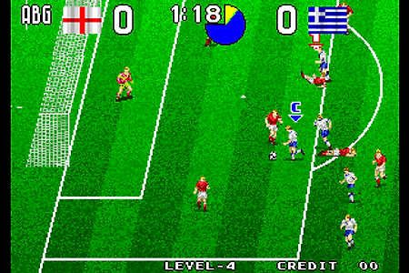 테크모 월드 사커 96(Tecmo World Soccer 96) 오락실게임 무설치 온라인 플레이