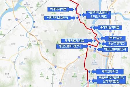 대전-세종 광역급행 시내버스 노선 신설, 8월 18일 운행 개시