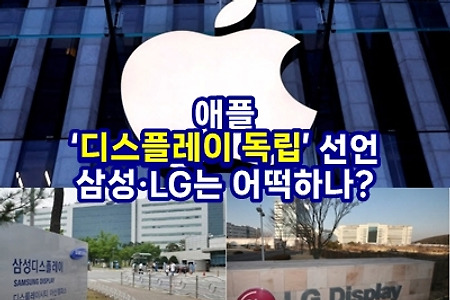 애플 ‘디스플레이 독립' 삼성과 LG는?