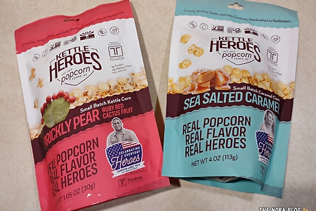 [애리조나 로컬 팝콘] Kettle Heroes Sea Salted Caramel Popcorn과 Prickly Pear Popcorn