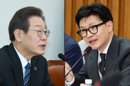 이재명 19%, 한동훈 16%…차기 대선 첫 오차범위 내[한국갤럽]