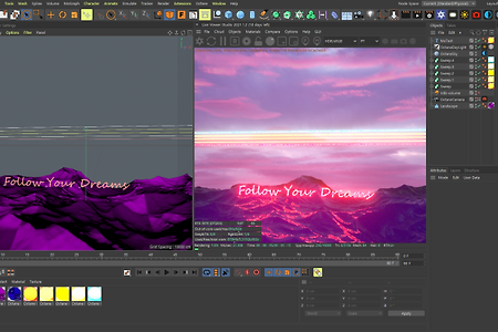 C4D | Octane으로 간단하게 구름 만들기