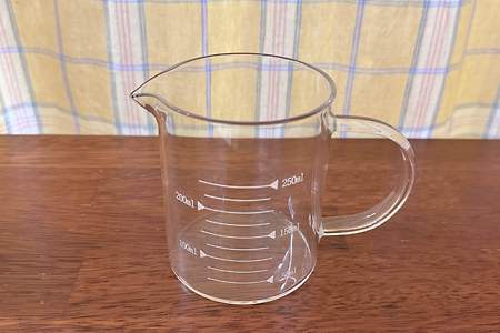 미르 홈카페 내열유리 비커 계량컵 250ml 3주 사용 후기