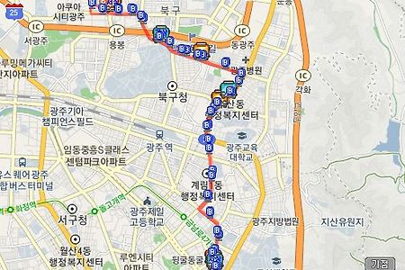 광주 버스 노선 [운림54]