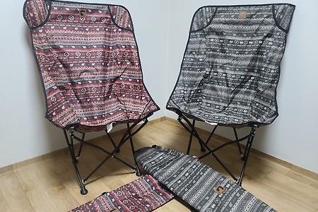 [캠핑][장비] 폴라리스 뉴문 릴렉스 체어 POLARIS NEW MOON RELAX CHAIR 블랙,레드(PLCHE007,008)