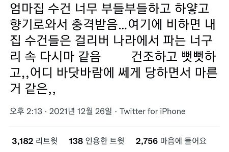 엄마집 수건 보고 충격받음.jpg