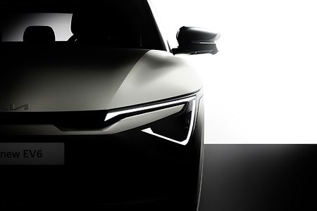기아 더 뉴 EV6 티저 디자인 공개, 예상과 같았다!