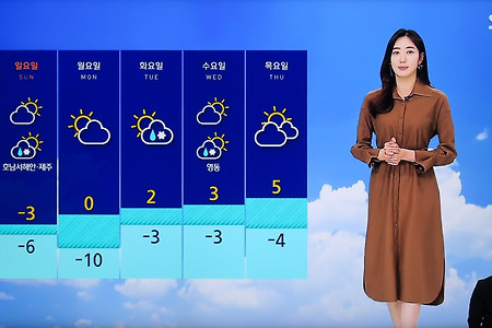 1월 6일 토요일 날씨