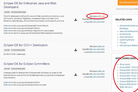 Eclipse/Windows 10 이클립스 설치(Eclipse IDE for Enterprise Java and Web Developers)