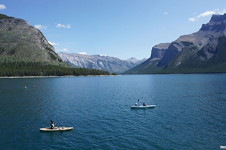 [AB: Banff] Day3 : Canmore 에서 버스타고 떠나는 Banff 뚜벅이여행_Two Jack Lake & Lake Minnewanka