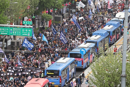 버스가 파업하는 방식 한국 vs 일본