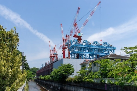 거대한 RC조 상자 2개 동시 침하! 일본 최대 규모의 성북중앙공원조절지